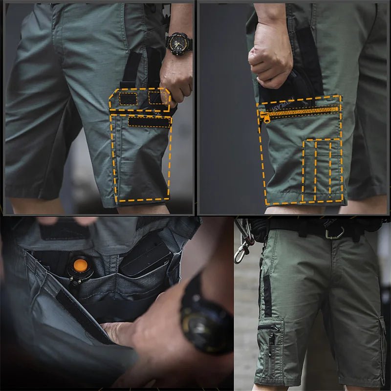 Bermudă pentru bărbați cu design camuflaj 6