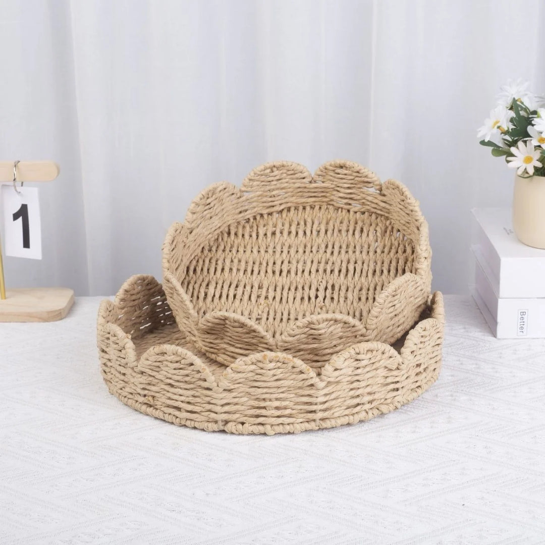 Bol Decorativ Țesut cu Design Sophisticat pentru Acasă 1