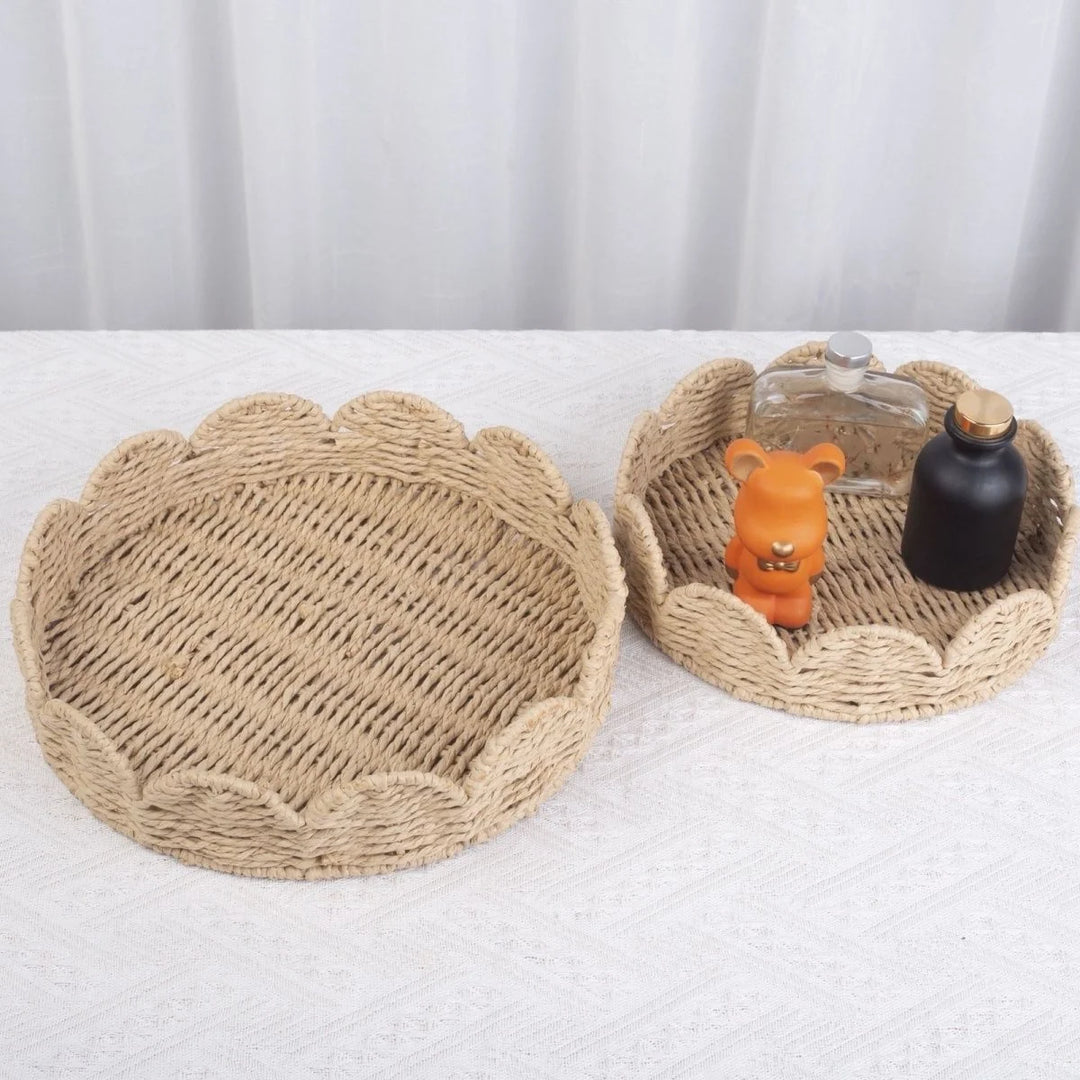 Bol Decorativ Țesut cu Design Sophisticat pentru Acasă 2