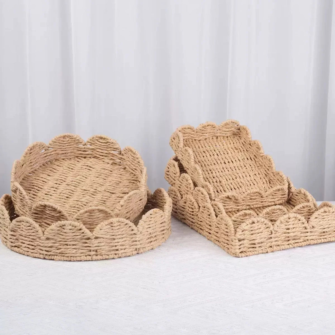 Bol Decorativ Țesut cu Design Sophisticat pentru Acasă 4