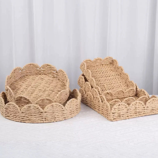 Bol Decorativ Țesut cu Design Sophisticat pentru Acasă 4