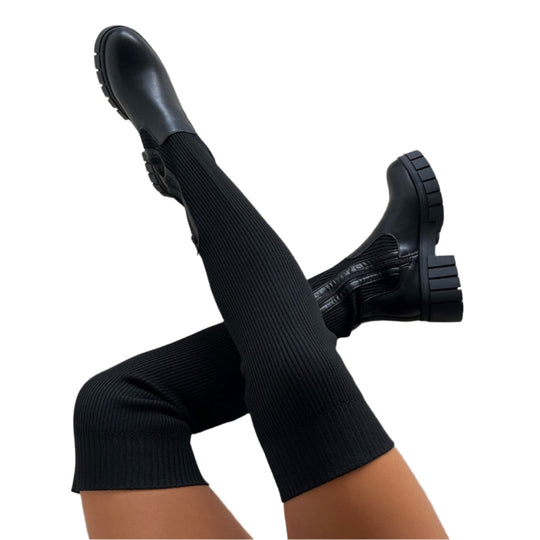 Cizme elastice pentru femei, confortabile și elegante