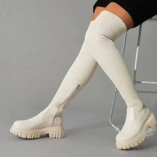 Cizme elastice pentru femei, confortabile și elegante