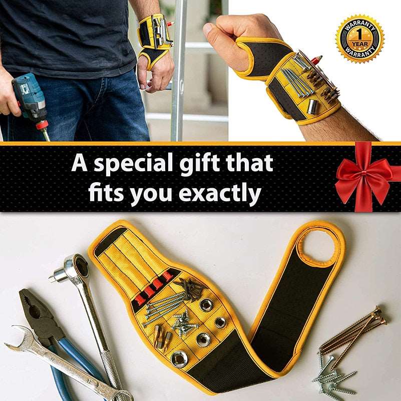Brățară Magnetică Cu Magneți Puternici Pentru Cuie Și Burghie