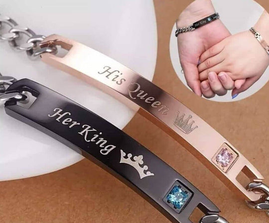 Brățări "Her King His Queen"