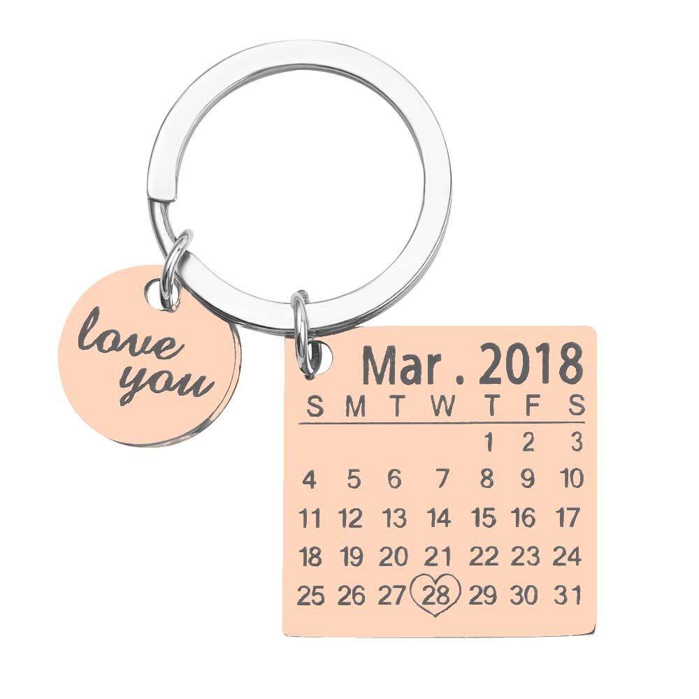 Breloc Cu Calendar Personalizat