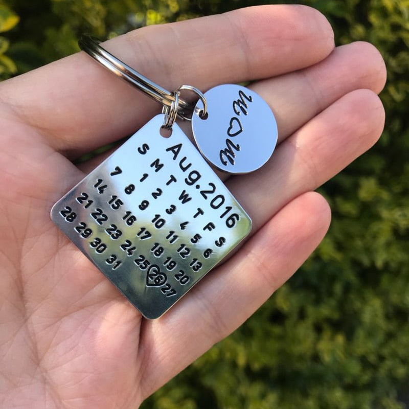Breloc Cu Calendar Personalizat