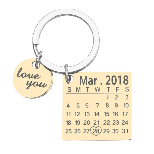 Breloc Cu Calendar Personalizat