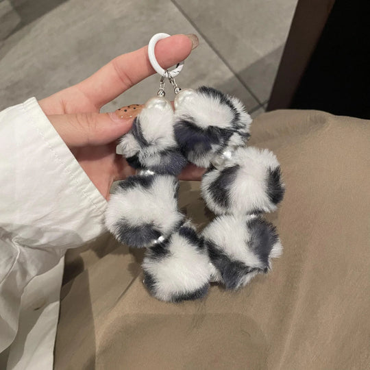 Breloc Chei Pluș cu Design Animal Jucăuș pentru Femei 7
