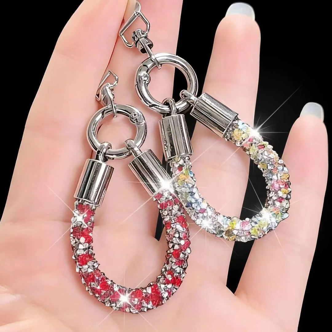 Breloc Chei cu Cristale Strălucitoare pentru Femei Accesoriu Modern 2