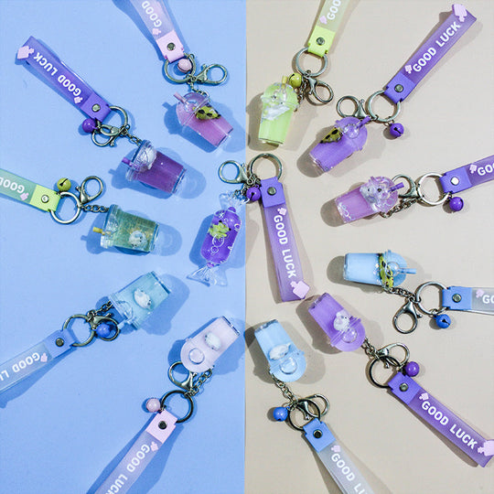 Breloc Unisex cu Design Creativ Cocktail 1