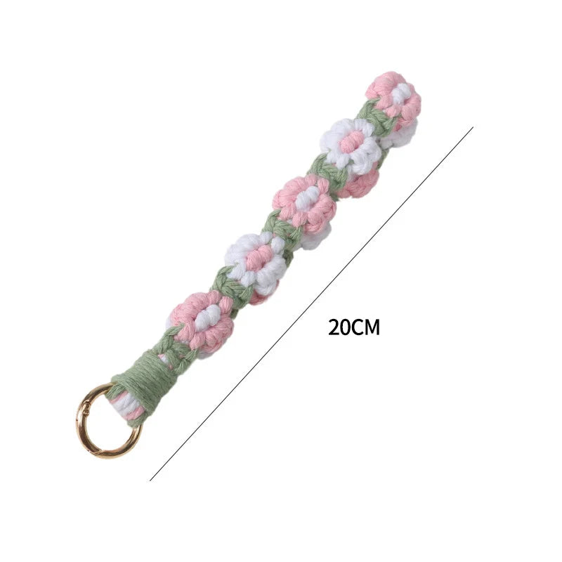 Breloc Unisex cu Design Floral Modern 5