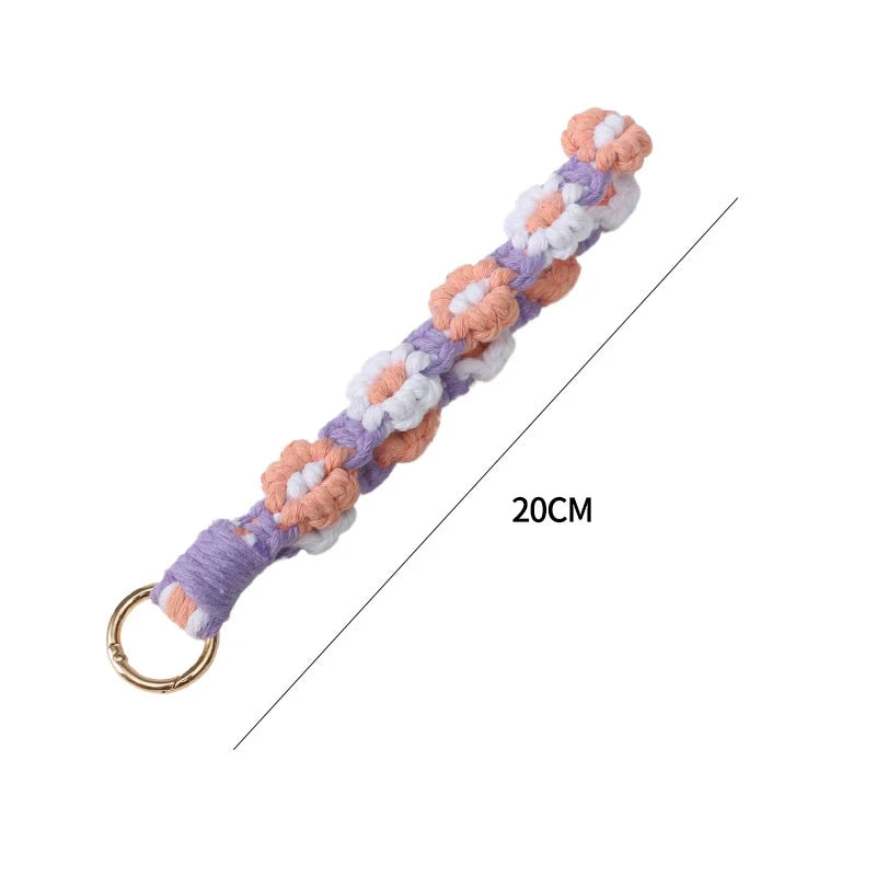 Breloc Unisex cu Design Floral Modern 6