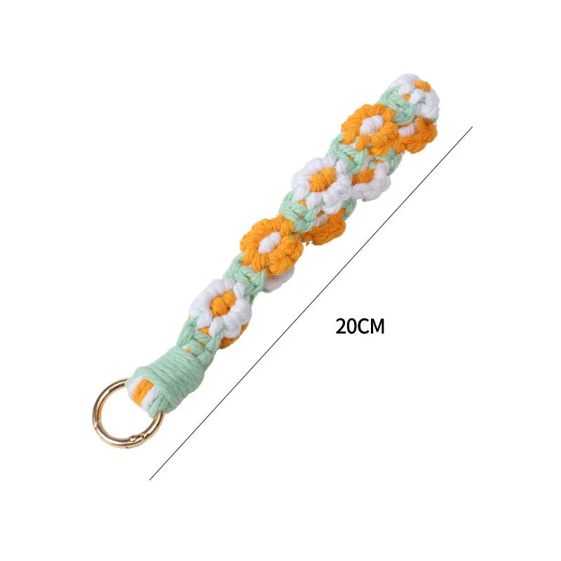 Breloc Unisex cu Design Floral Modern 8