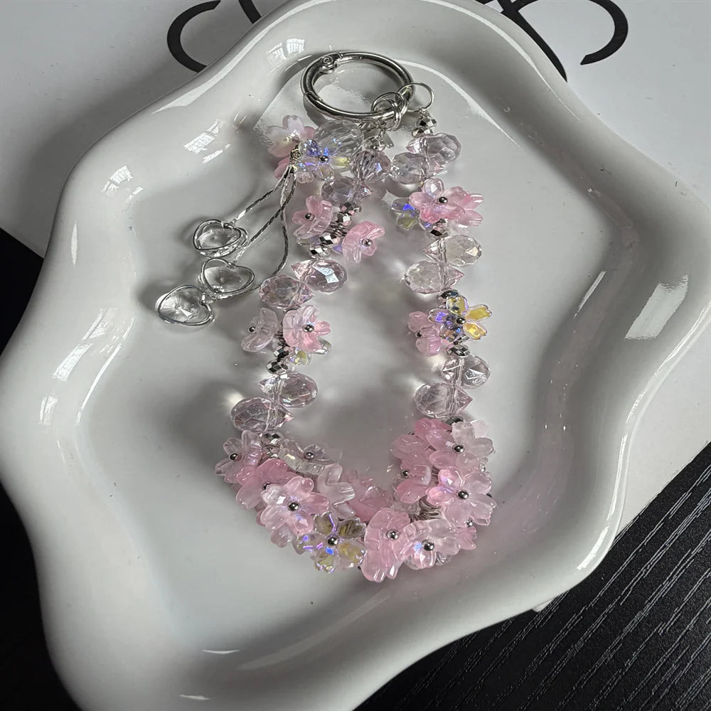 Breloc cu Pandantiv Floral pentru Femei Accesoriu Chic 3