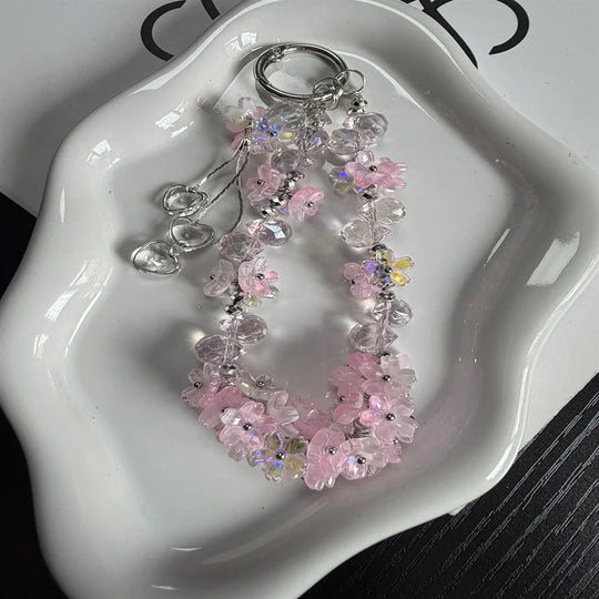 Breloc cu Pandantiv Floral pentru Femei Accesoriu Chic 3