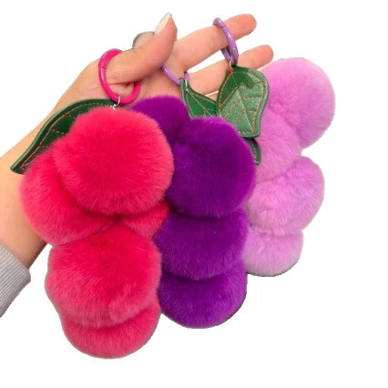 Breloc cu Pomponi Colorat pentru Femei 4