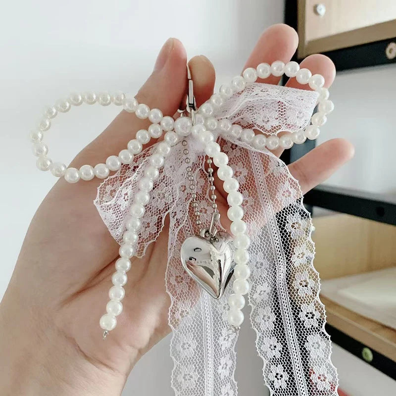 Breloc cu pandantiv inimă pentru femei accesoriu stilat 1