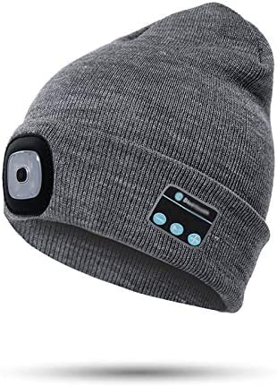 Căciulă Bărbați Bluetooth cu Iluminare LED și Funcție Audio Wireless 2