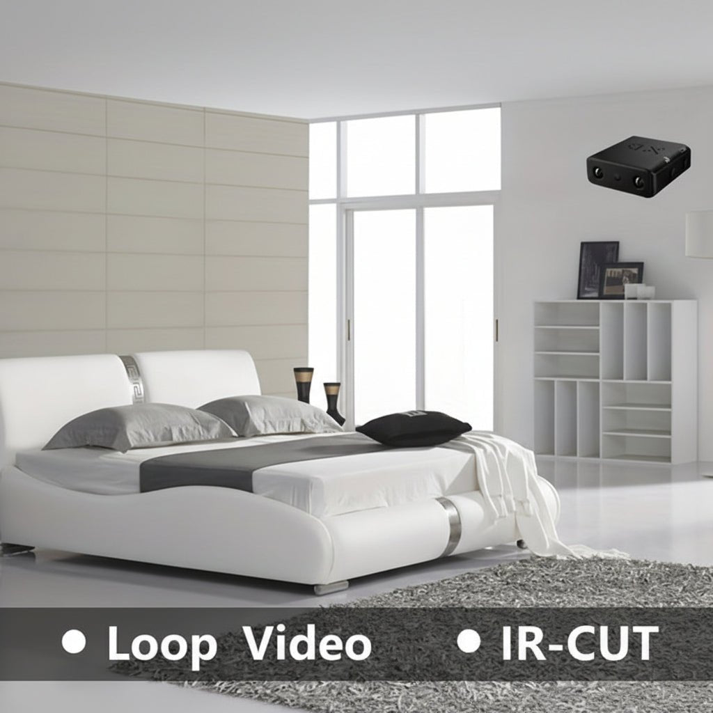 Cameră de Supraveghere Full HD Mini cu Viziune Nocturnă și Detectare a Mișcării pentru Exterior 4