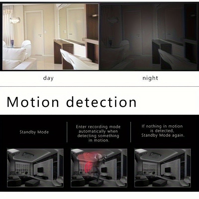 Cameră de Supraveghere Full HD Mini cu Viziune Nocturnă și Detectare a Mișcării pentru Exterior 5
