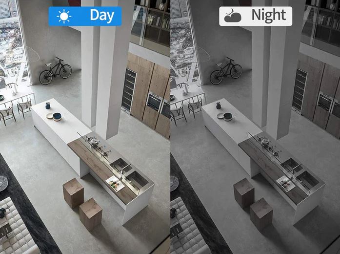 Cameră de securitate mini WiFi pachet dublu cu vedere nocturnă și detectare mișcare 6