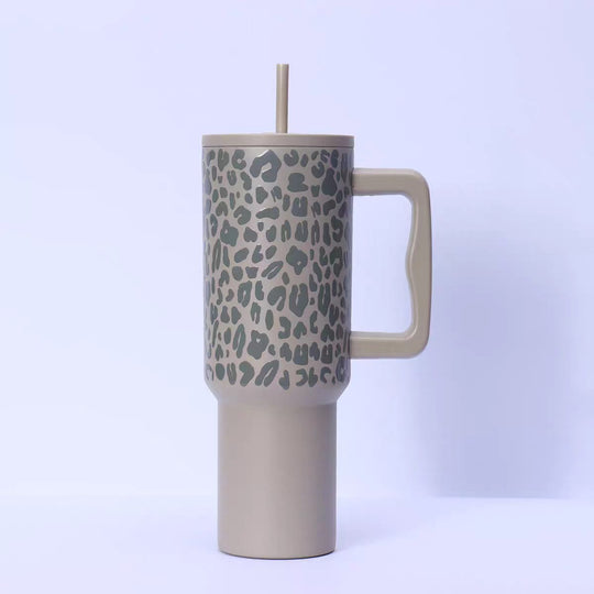 Cana de băut pentru femei cu model leopard 7