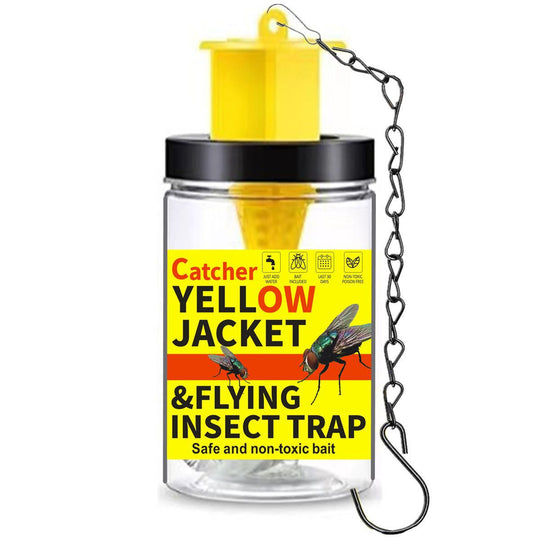 Capcană Reîncărcabilă pentru Viespi și Insecte Zburătoare cu Rezervor de Momeală Non-Toxică 0
