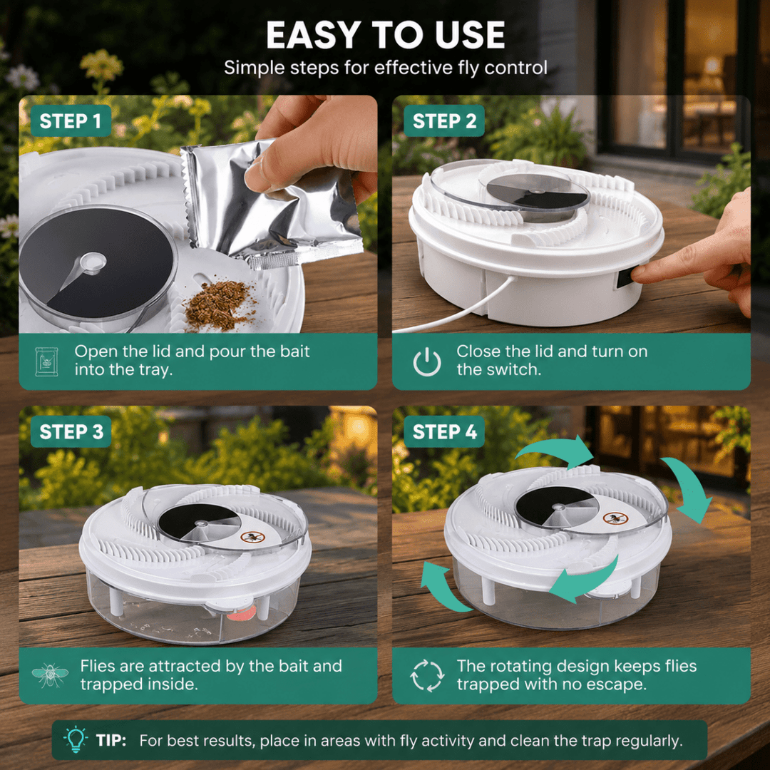 Captator pentru Insecte Interior și Exterior ECOTRAPX cu Design Silențios 2