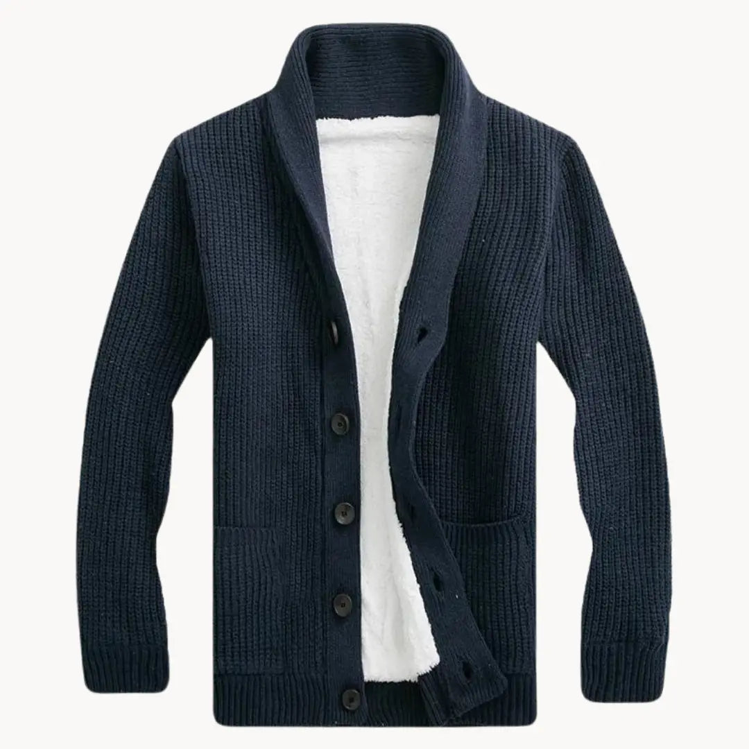 Cardigan bărbătesc cu guler șal 3