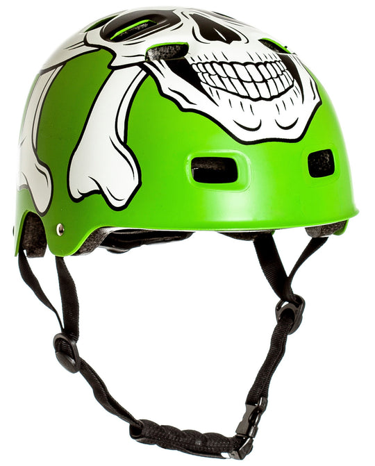 Casca multisport pentru bărbați cu design craniu și curea reglabilă 4