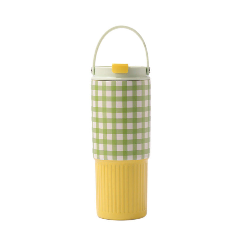 Ceașcă Izotermă cu Mâner pentru Femei, Design Modern, Ideală pentru Birou și Picnic 2