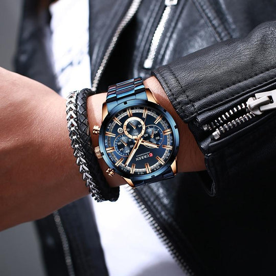 Ceas Curren Business Cu Cronograf