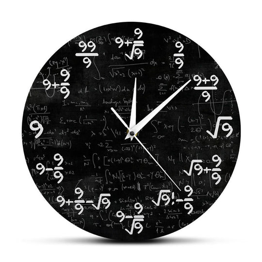 Ceas De Perete Matematic 9S
