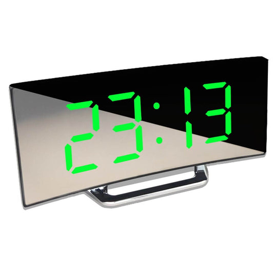Ceas Digital Cu Led-Uri Curbate