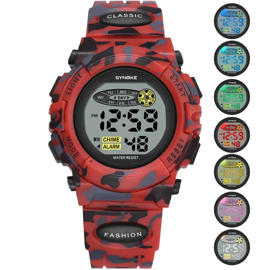 Ceas Digital Pentru Copii Colorat Cu Funcții Multiple 0