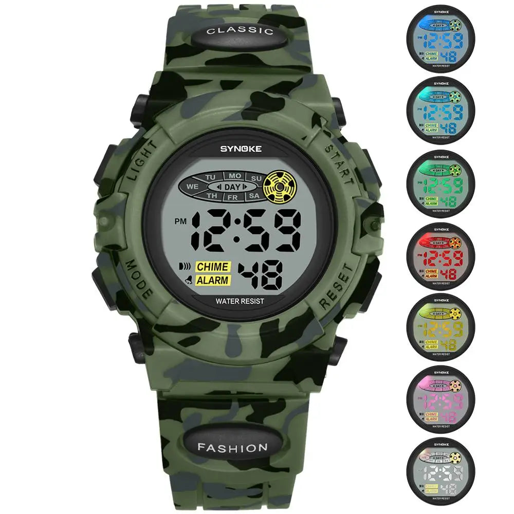 Ceas Digital Pentru Copii Colorat Cu Funcții Multiple 1