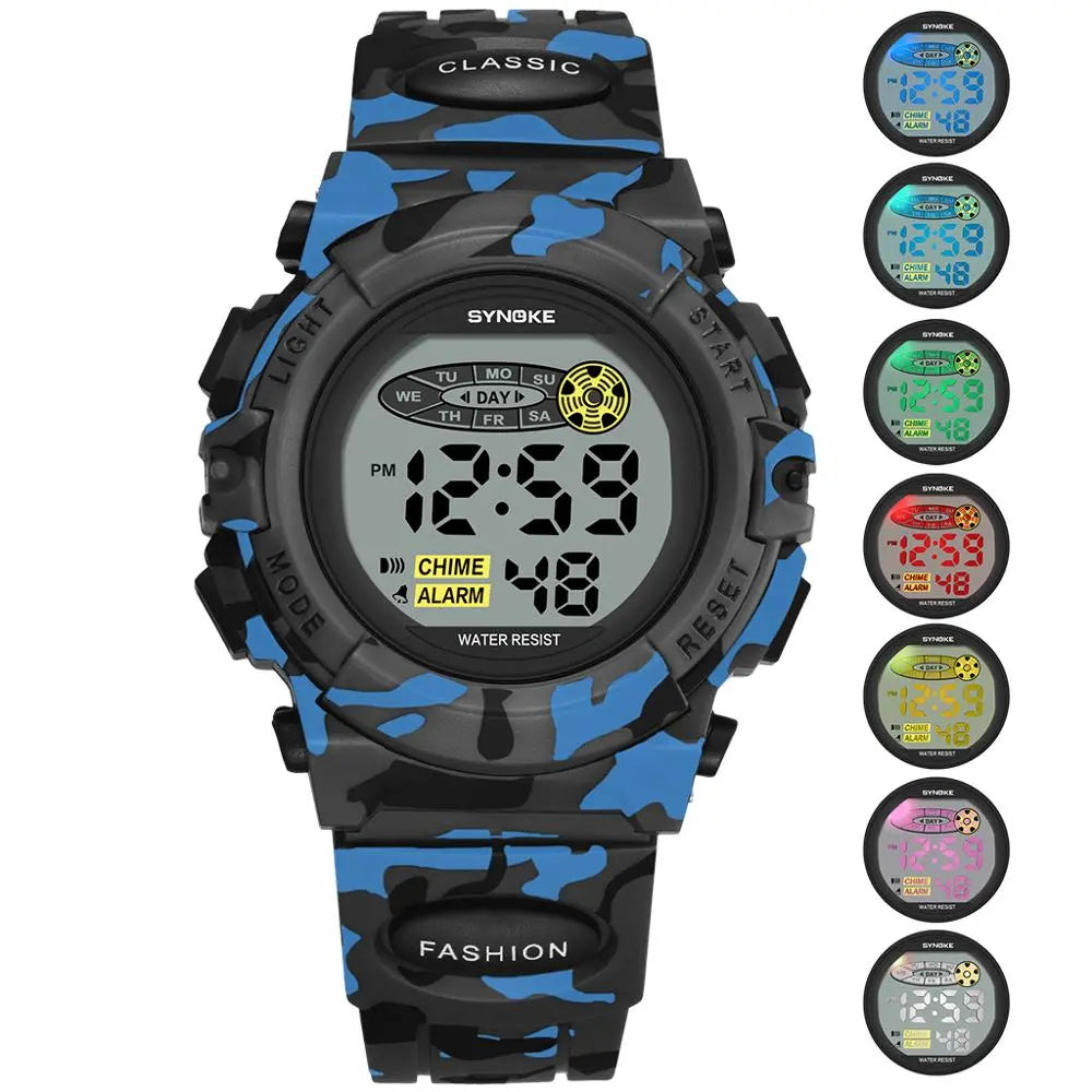 Ceas Digital Pentru Copii Colorat Cu Funcții Multiple 5