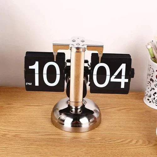 Ceas de Perete Modern Flip cu Design Vintage pentru Acasă 3