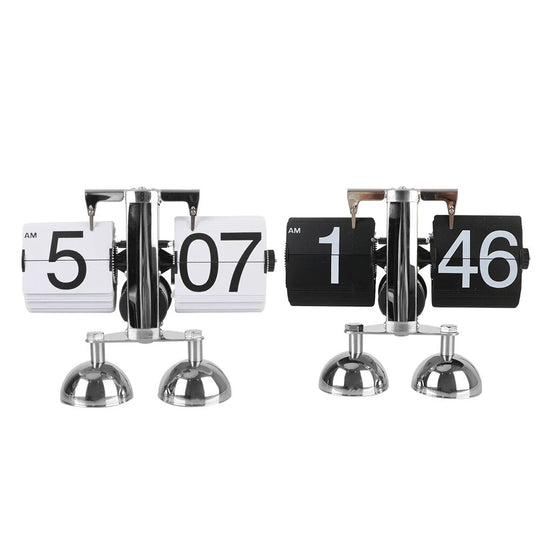 Ceas de Perete Modern Flip cu Design Vintage pentru Acasă 5