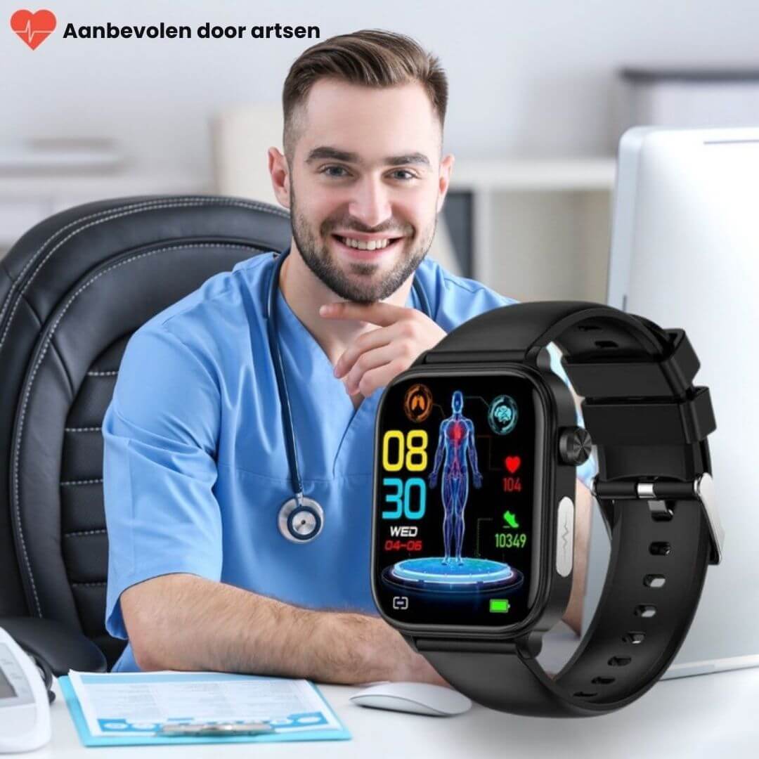 Ceas inteligent pentru seniori cu monitorizare a stării de sănătate și GPS 6
