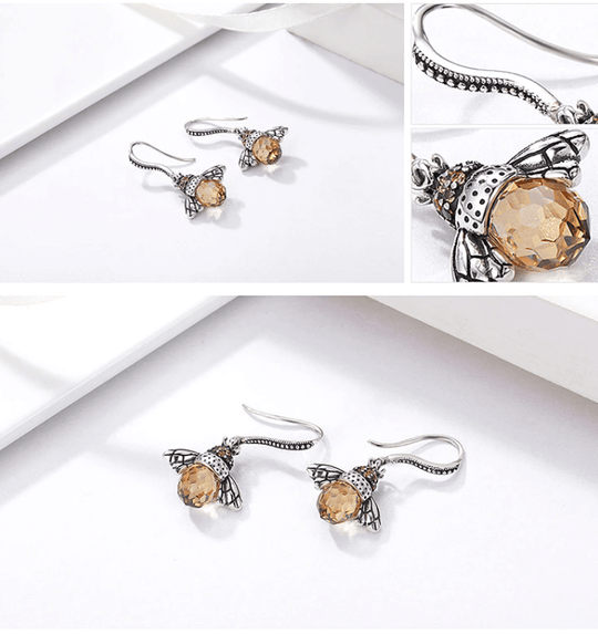 Cercei Crystal Drop Bee