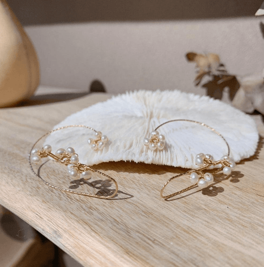 Cercei Cu Clips Florale Art