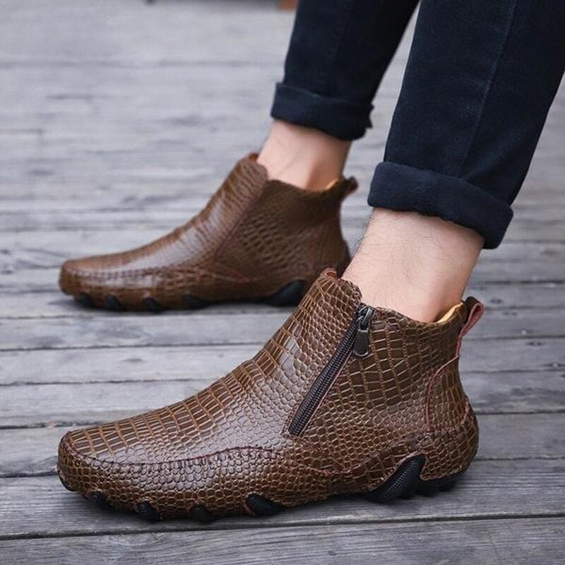 Chelsea Boots Din Piele De Vacă