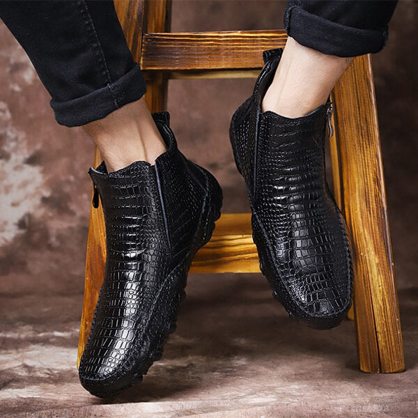 Chelsea Boots Din Piele De Vacă