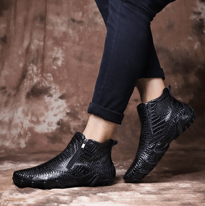 Chelsea Boots Din Piele De Vacă