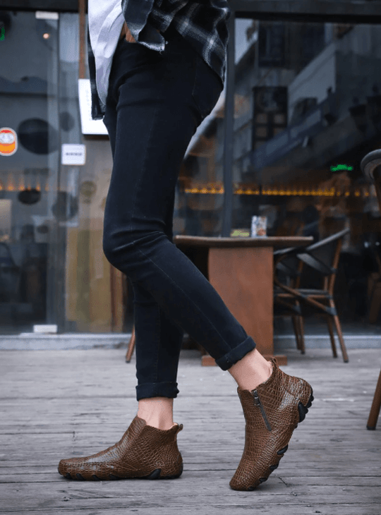 Chelsea Boots Din Piele De Vacă