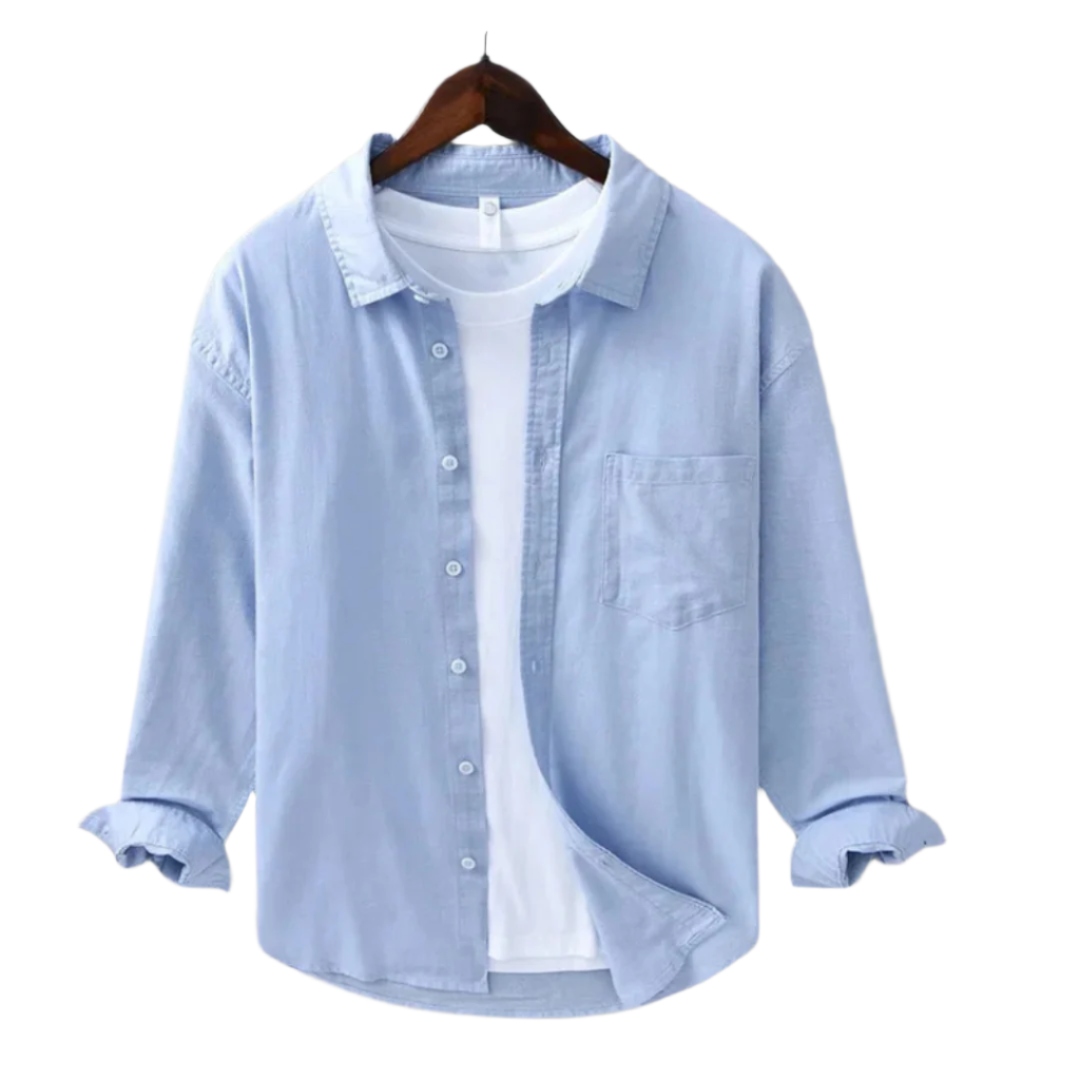 Chemise Homme Décontractée Tissu Léger Respirant 0