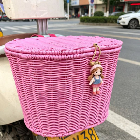 Coș Frontal pentru Bicicletă cu Montare Universală pe Ghidon 2