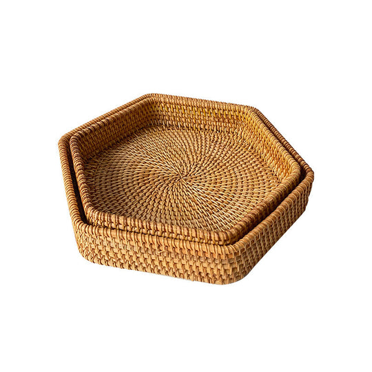 Coș cu Fructe Hexagonal pentru Femei, Design Modern pentru Interior 3